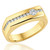 Heavy Diamond Men's Statement Ring Yellow Gold