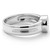 Oval Bezel East-West Solitaire Engagement Ring Mounting Side