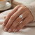 Marquise-Cut Solitaire Engagement Ring Mounting On Hand