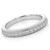 Diamond Wedding Band Vintage-Inspired Ring With Milgrain