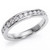 Natural Channel-Set Diamond Wedding Band Bridal Ring