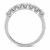 Seven-Stone Diamond Anniversary Wedding Ring Side