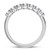 Seven-Stone Diamond Anniversary Wedding Ring Side