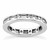 Baguette and Round Diamond Eternity Wedding Band Ring