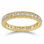 Diamond Vintage-Style Eternity Wedding Ring Bridal Band Yellow Gold