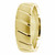 Diagonal Grooves Matte Wedding Band 14k Yellow Gold Ring