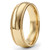 Polished 14k Yellow Gold Traditional Wedding Band With Milgrain Classic Ring