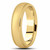 Matte Domed Milgrain Wedding Ring 14k Yellow Gold