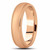 Matte Domed Milgrain Wedding Ring 14k Rose Gold