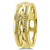 Handmade Braided 14k Yellow Gold Wedding Band Ring