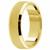 18k Yellow Gold Beveled Wedding Ring Matted Comfort Band