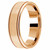 Satin Matte Wedding Band Milgrain 18k Rose Gold Ring