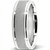 Sand-Blasted 18k White Gold Wedding Band Men's Ring