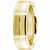 18k Yellow Gold Satin High Polished Wedding Band Ring