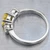 2ct Canary Yellow Diamond Three Stone Engagement Ring Side