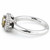 Canary Yellow Diamond Halo Engagement Bridal Ring Side