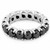 5.60 Carat Black Diamond Eternity Wedding Ring