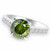 2.87ct Green Diamond Engagement Ring 14k Gold