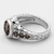 Fancy Brown Diamond Engagement Ring Antique Style Angle
