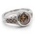 Fancy Brown Diamond Engagement Ring Antique Style