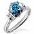 Fancy Blue Diamond Engagement Ring