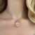 4.60ct Peach Pink Morganite & Diamond Pendant 14k Gold