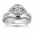 Unique Engagement Wedding Ring Set Diamonds