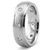 Men's Diamond Eternity Wedding Ring Domed Satin Band