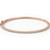 1 Carat Diamond Bangle Bracelet 14k Rose Gold