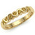 Yellow Diamond Twist Wedding Band Wave Ring Yellow Gold