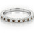Alternating Fancy Brown And White Diamond Wedding Ring