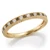 Alternating Fancy Brown And White Diamond Wedding Ring 14k Yellow Gold