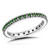 Fancy Green Diamond Wedding Band Eternity Ring