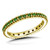 Fancy Green Diamond Wedding Band Eternity Ring Yellow Gold