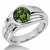 Fancy Green Diamond Men's Solitaire Ring