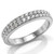 Two Row Diamond Anniversary Ring / Wedding Band