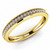 Diamond Milgrain Wedding Band Bridal Anniversary Ring Yellow Gold