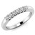 6-Stone Diamond Wedding Band Anniversary Ring White Gold