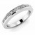 Baguette Cut Diamond Channel Anniversary Wedding Band White Gold