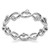 Diamond Infinity Swirl Eternity Wedding Band Bridal Ring