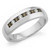 Alternating Fancy Brown and White Diamond Men's Wedding Band