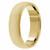 Brushed Classic Domed Wedding Band 14k Yellow Gold Satin Ring