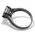 Princess-Cut Black Diamond Engagement Ring 14k Black Gold Side