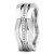 Unique Diamond Mens Eternity Wedding Ring Polished Band