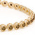 Smokey Topaz Tennis Bracelet 14k Yellow Gold Close-up