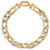 Fancy Polished 14k Two Tone Gold Bracelet