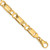 Men's Polished 14k Yellow Gold Fancy Link Bracelet 10mm