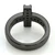 1ct Black Diamond Sideways Cross Ring 14k Black Gold Side