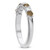 2/3ct 7 Stone Fancy-Brown / White Diamond Anniversary Wedding Ring Angle