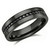 1ct Black Diamond Eternity Men's Wedding Ring 14k Black Gold
